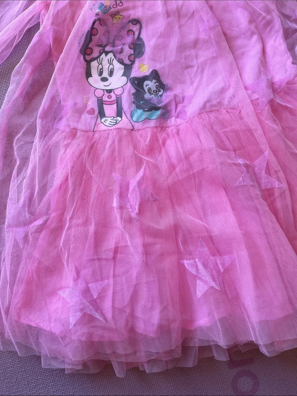 Disney Pink Minnie Mouse Tulle Dress for Kids